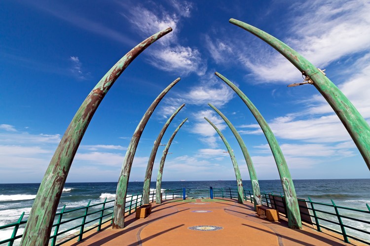 Durban - Umhlanga - Whalebone pier, Zuid-Afrika